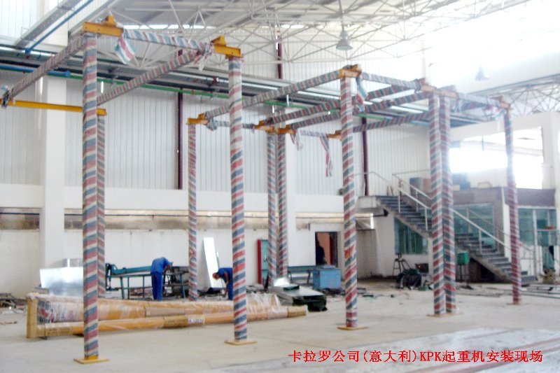 卡拉罗公司（意大利）KPK起重机安装现场